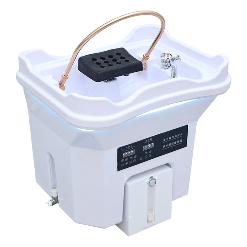 

Head Spa Shampoo Basin with Circulating Water Tank, Suitable for Salon Furniture, Beauty and Hair Salons, with Steam Function