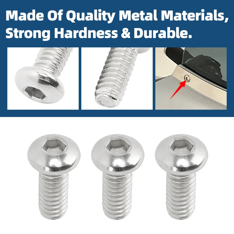 Motorcycle Accessories Bolts Motcross Windshield Trim Torx Screw Bolts Kit For Harley Touring Electra Glide Tri Glide 1994-2013
