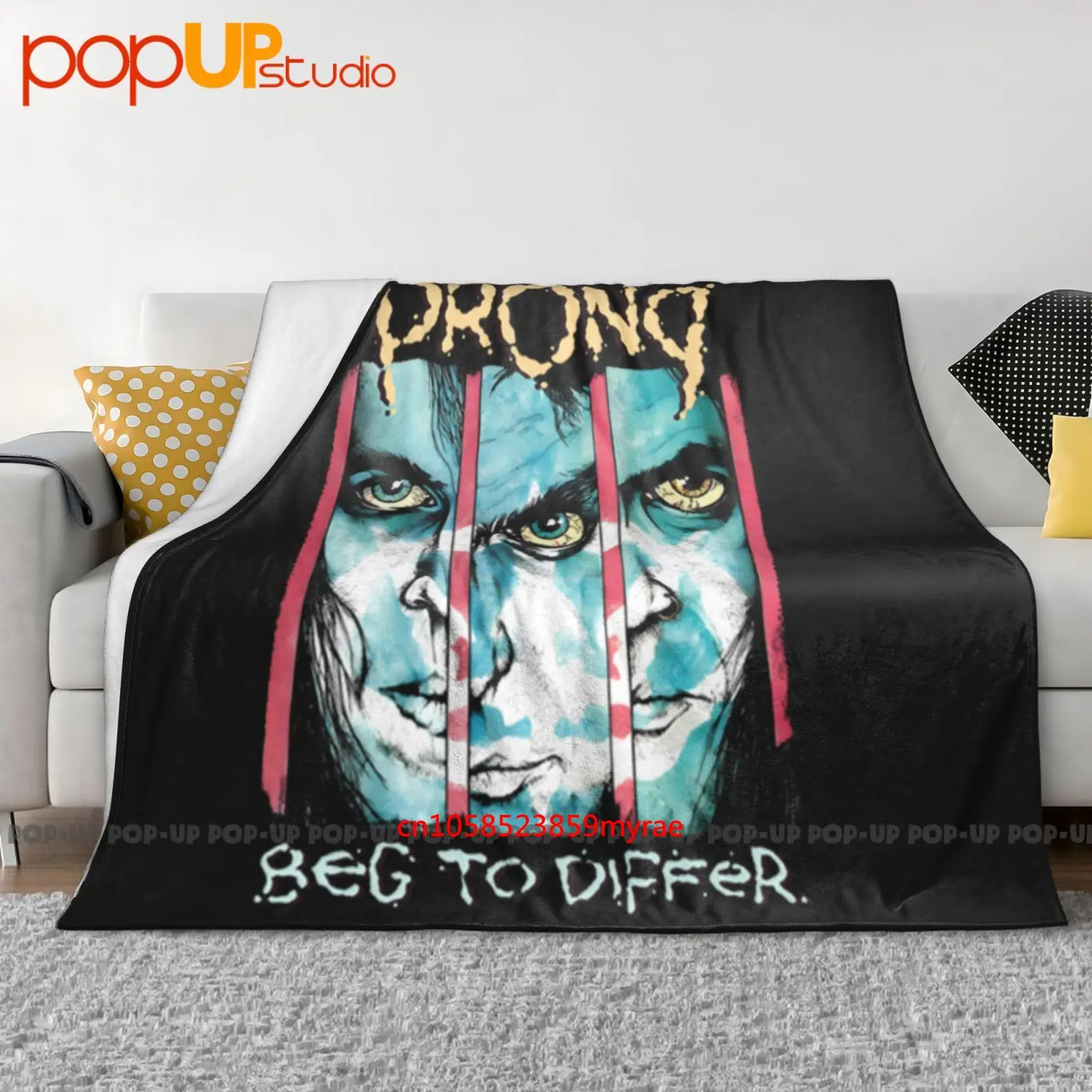 Prong Beg To Differ Ultra-Soft Blanket Quilt Winter Sofa Co…
