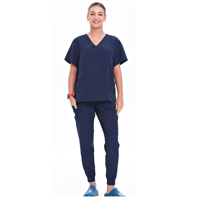 Uniforme médical gommage hôpital travail gommages ensemble en gros soins infirmiers gommage uniformes femmes soins de santé pharmacie clinique vêtements de travail