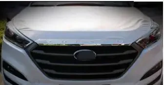 FIT FOR 2015 20162017 2018 FOR HYUNDAI TUCSON CHROME FRONT HOOD BONNET GRILL LIP MOLDING COVER TRIM BAR GARNISH MESH
