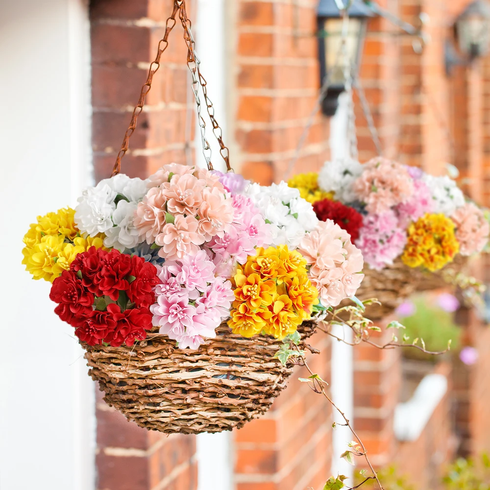 1/2 قطعة الزهور الاصطناعية القرنفل 11 سنتيمتر ورد صناعي للمنزل ديكور الزفاف الديكور العروس الحرفية الهدايا إكليل اكسسوارات #5