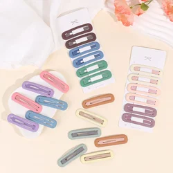 6PCS Multicolor Women BB Hairpin Girls Hair Side Clips Sweet Princess Barrette Korean Headwear Fashion Ladies Hair Accessories