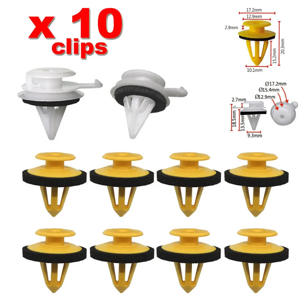 

10PCS Post Trim Clips Windscreen Set For Discovery LR3 A Pillar High Quality Durable Exterior Car & Truck Accessories