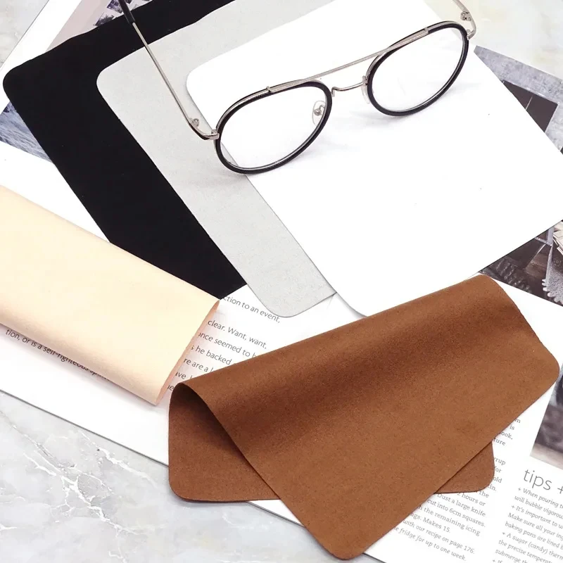 5Pcs/Lot Microfiber Glasses Lens Clothes Jewelry Piano Computer Phone Screen Wipe Cloth