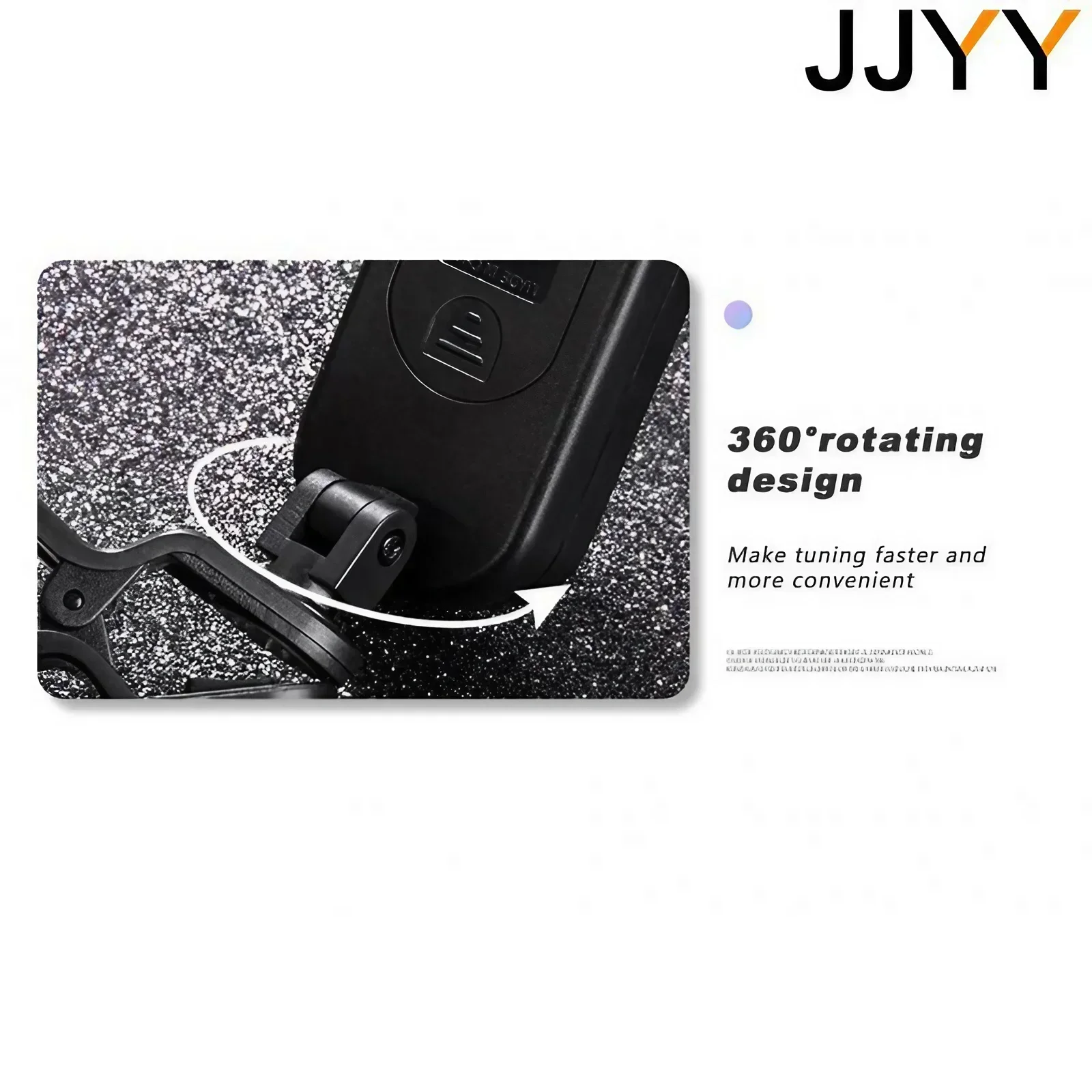 クリップオンデジタルギターチューナー 360度回転可能なLCDディスプレイ ポータブルユニバーサルチューナー ギター ウクレレ ベース練習用