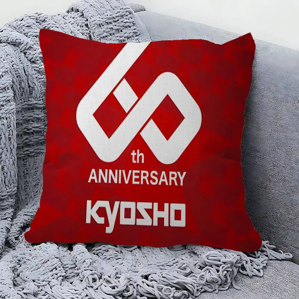 Kyosho Japan RC Logo Cushion Cover Pillow Cover Decor Pillowcase Printed Cushion Case for Couch
