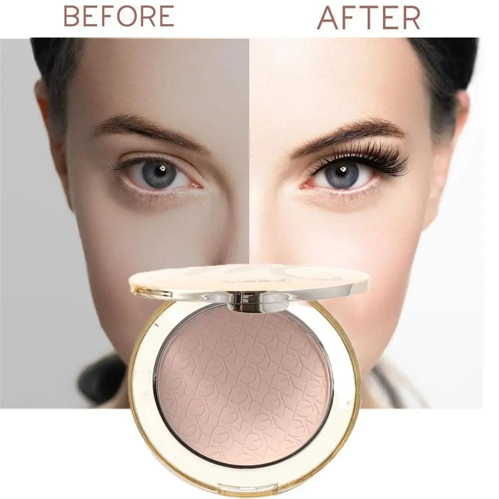 

Golden Diamond Face Powder Golden Face Powder Makeup Long-lasting Oil Powder Compact Control Pressed Concealer K0n6 Powder J3m3