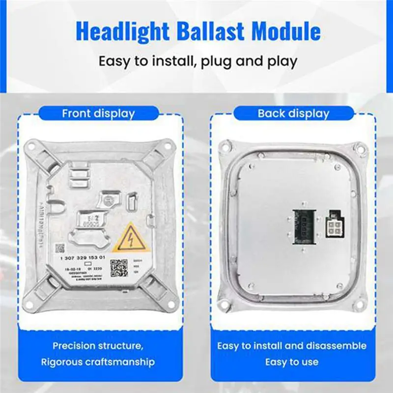 A54K-D1S Ballast Hidxenon 1307329153 2PCS HID Xenon D3S/R Control Module For BMW E92 E93 X3 X5 E64 E63 E70 63117182520 130732915
