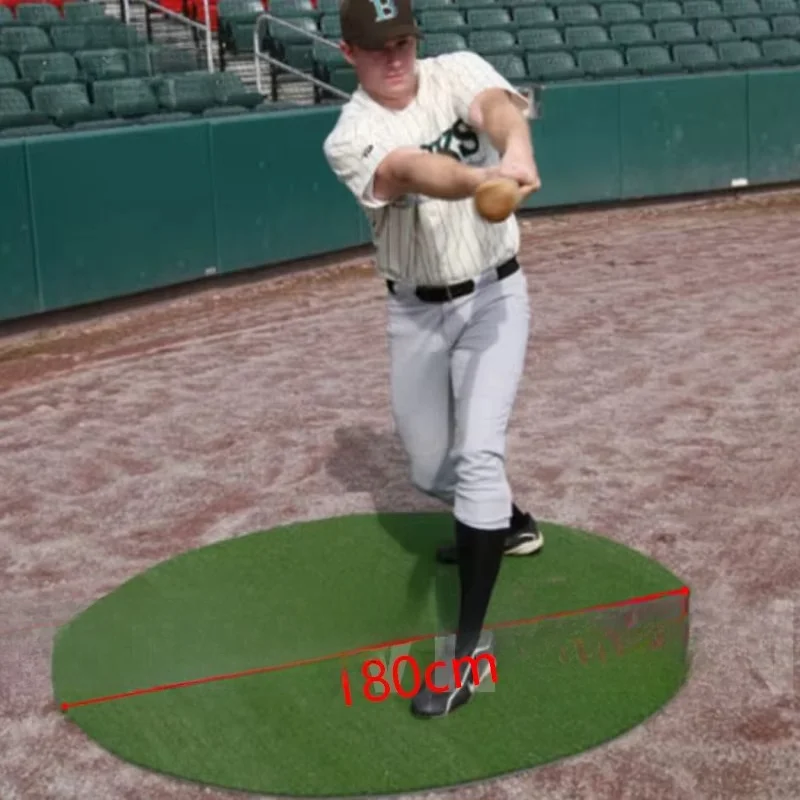 Custom Baseball Gear Practice Gear 6 Inch Pure Green Upper Deck Circle (2-piece set)