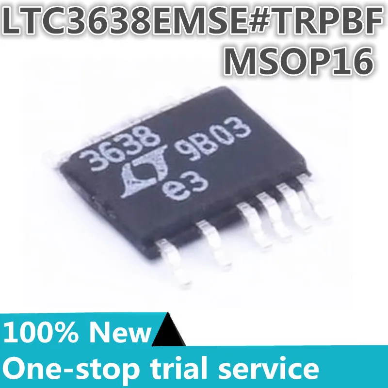 

2-100PCS %New original LTC3638EMSE#TRPBF package MSOP-16 LTC3638EMSE DC-DC power chip Silkscreen 3638