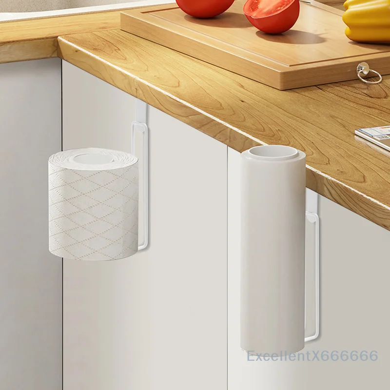 

Stainless Steel Wall Mounted Adhesive Paper Towel Holder No-Drill Tissue Dispenser Storage Stand for Bathroom And Kitchen