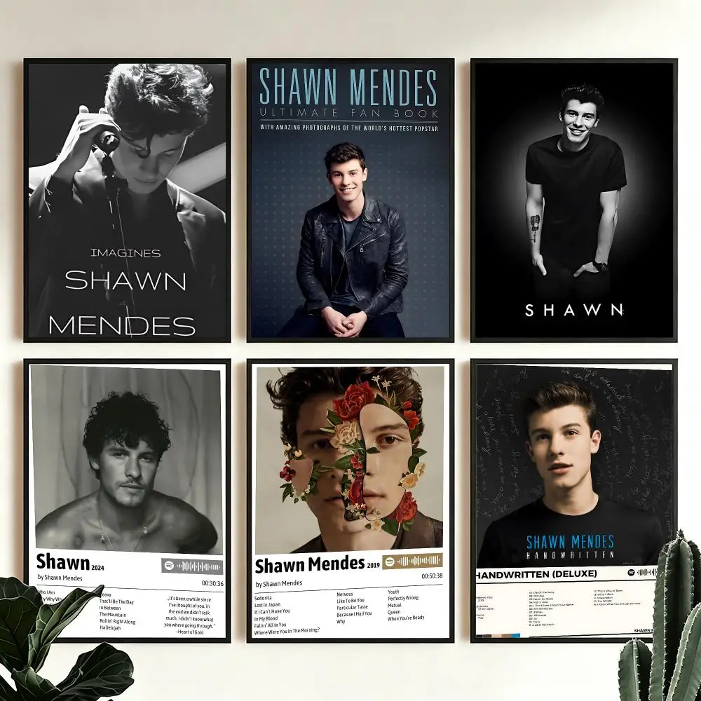 music Shawn Mendes Poster Poster HD Printing Modern Minimalist Style for Home Decor for Bedrooms Home home office Gift