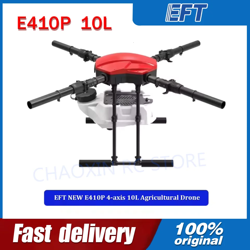 EFT E410P Agricultural Spraying Machine Frame with an Enclosed Folding 4-axis 10L Agricultural Sprayer without Power Supply