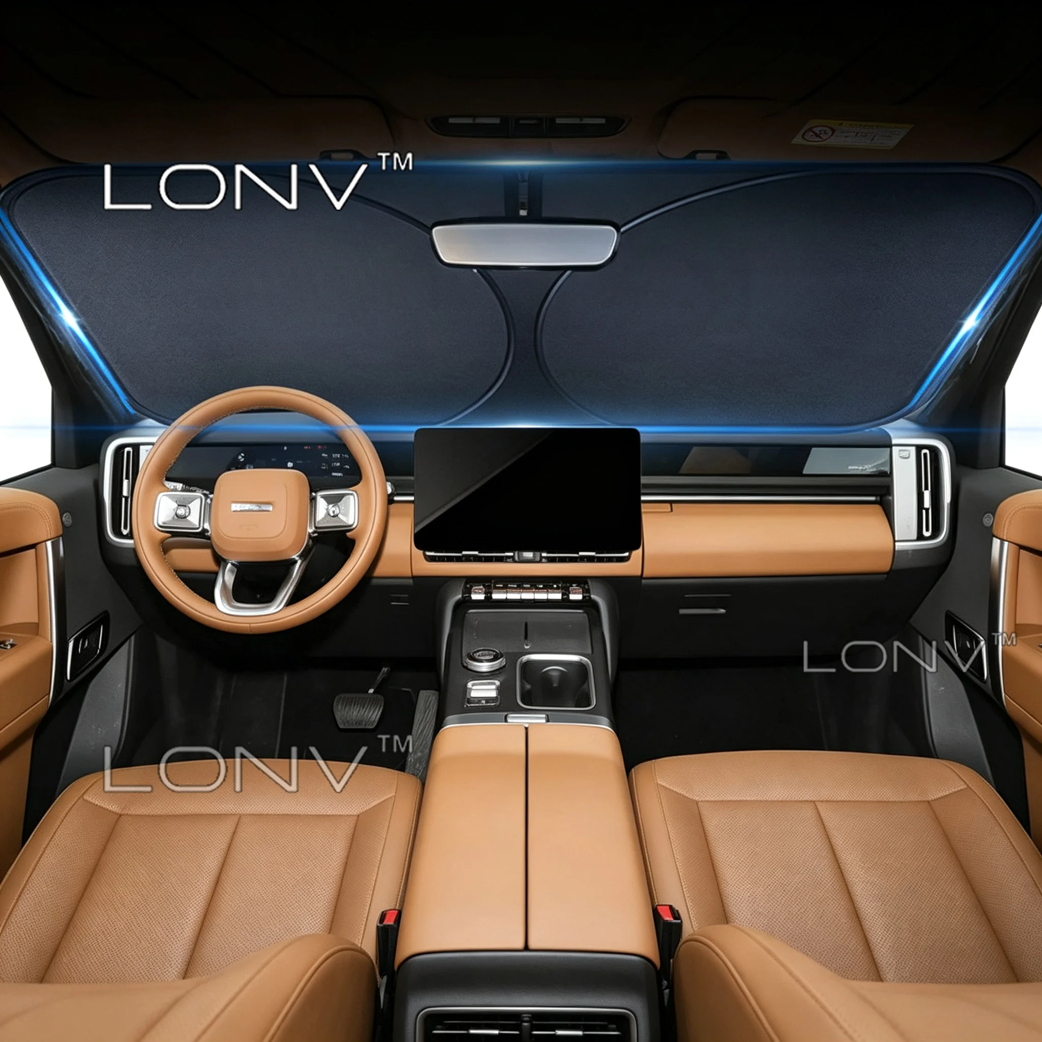 For iCAUR V27 iCAR V27 2026 2027 2025 Car Sunshade Front Windshield Shade Cover Foldable Car Heat Insulation Accessories