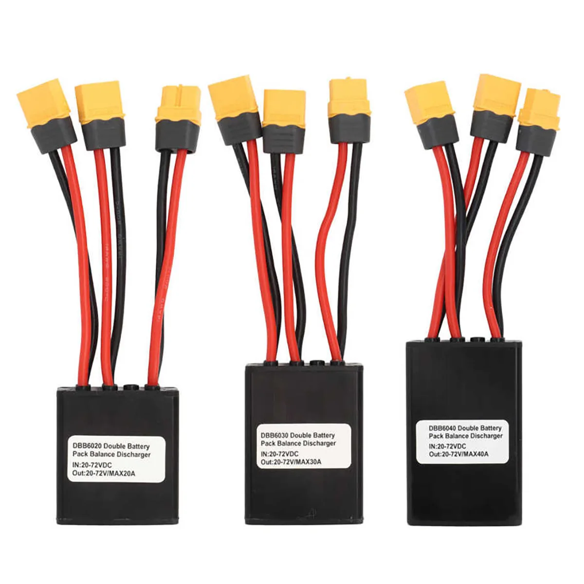 

Double Battery Discharge Converter For E-bike 20A 30A 40A 50A Dual Battery Pack Switch Balancer 24-72VDC