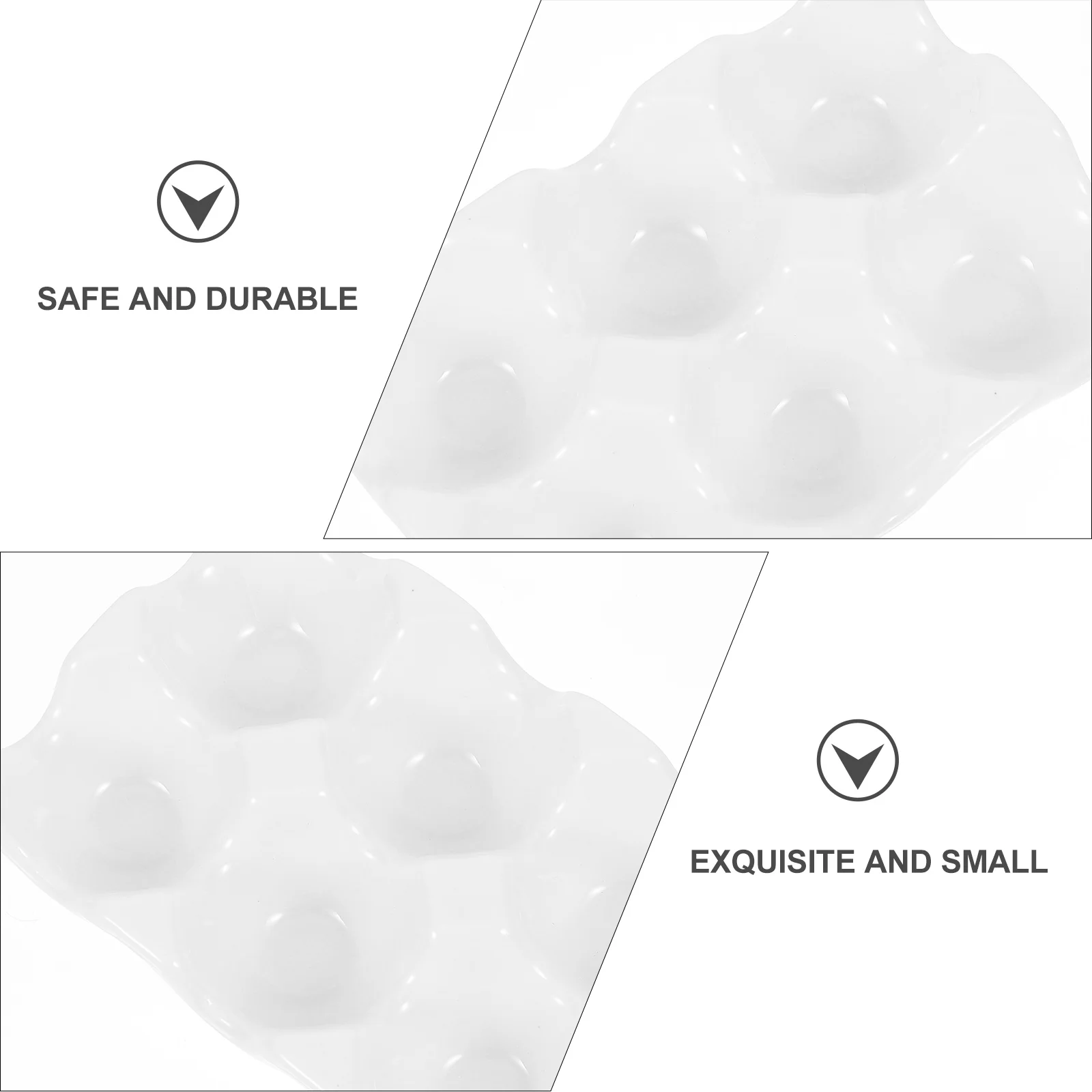 

6-cup egg tray multipurpose egg rack frosted egg rack creative egg tray useful egg bracket