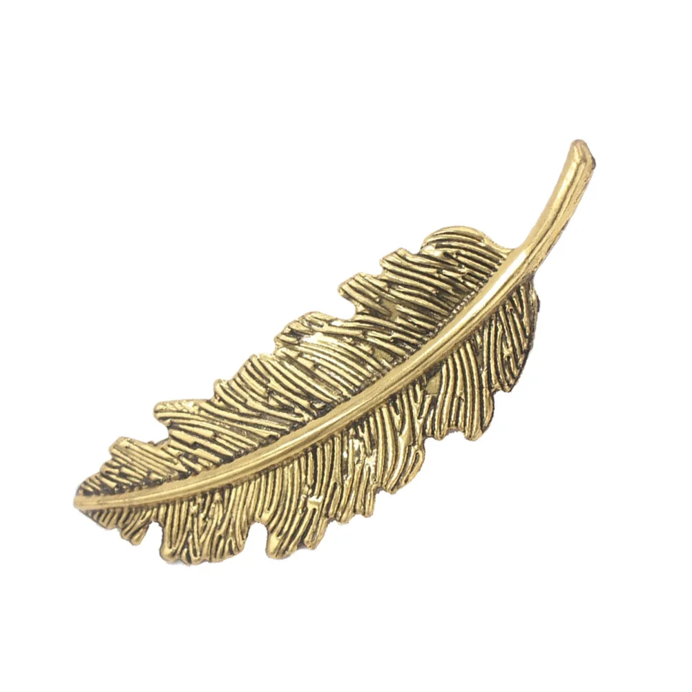 

Leaf Hairpins Gold Ancient Color Handmade Bridal Hair Accessories Wedding Party Updo Claw Barrettes For Women