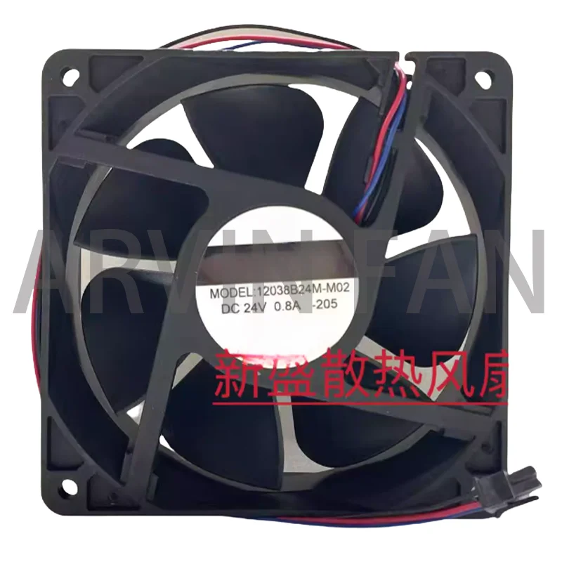 

12038B24M-M02 Brand-new 24V 0.80A Case Cooling Fan