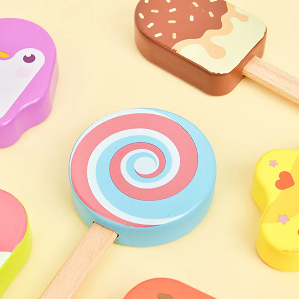 ice-cream-set-safe-photo-prop-material-kids-skill-development-play-food-wooden-pretend-models-decor-photo-prop