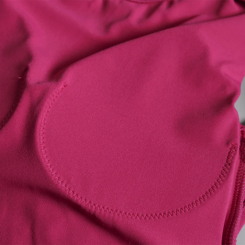Sport-T-Shirt für Damen im Sommer, kurz, sexy, rückenfrei, integrierter Yoga-Anzug, Weste, zum Laufen, ärmelloser Fitness-Anzug – Detail 14