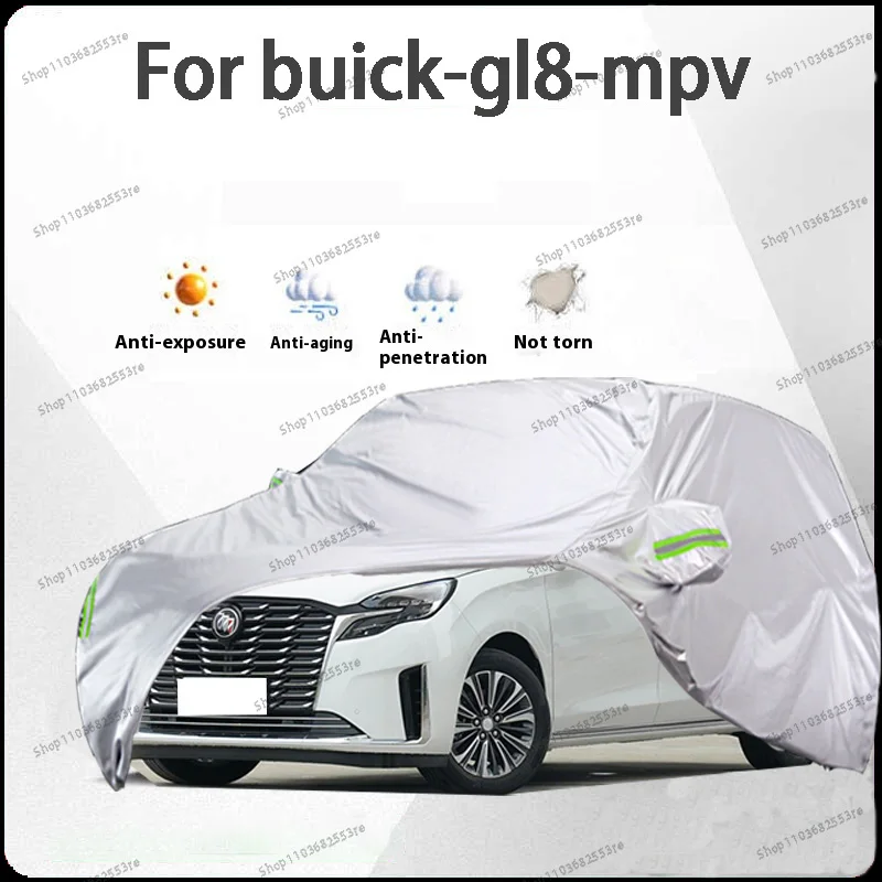 

For Buick GL8 Fit Car Cover - Waterproof, Dustproof, Sunshade (UV), Snowproof | Silve Full Cover with All-Day Protection