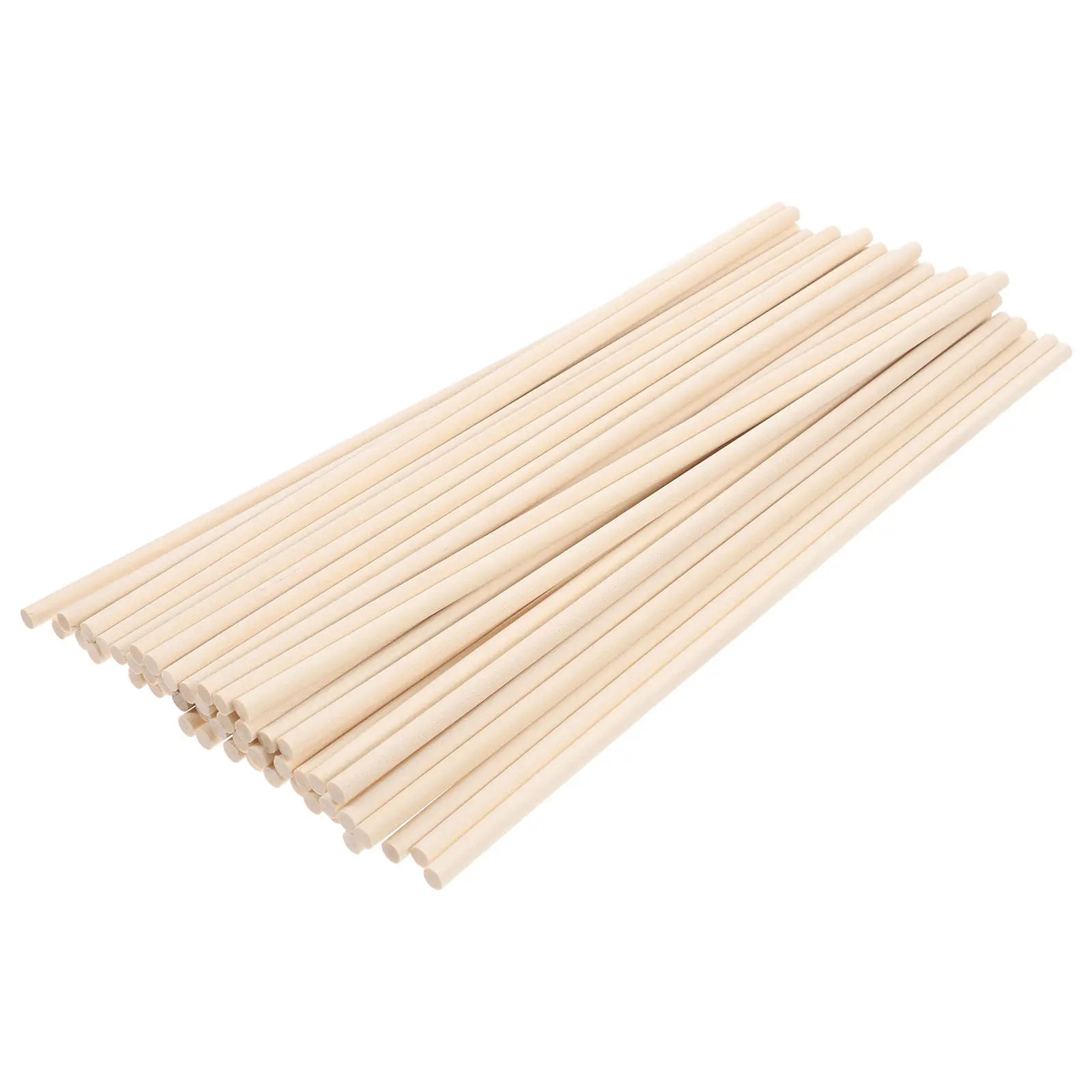 50Pcs Rhythm Sticks Wooden Solid Round Rhythm Rods for Preschool Musical Instruments Coordination Development
