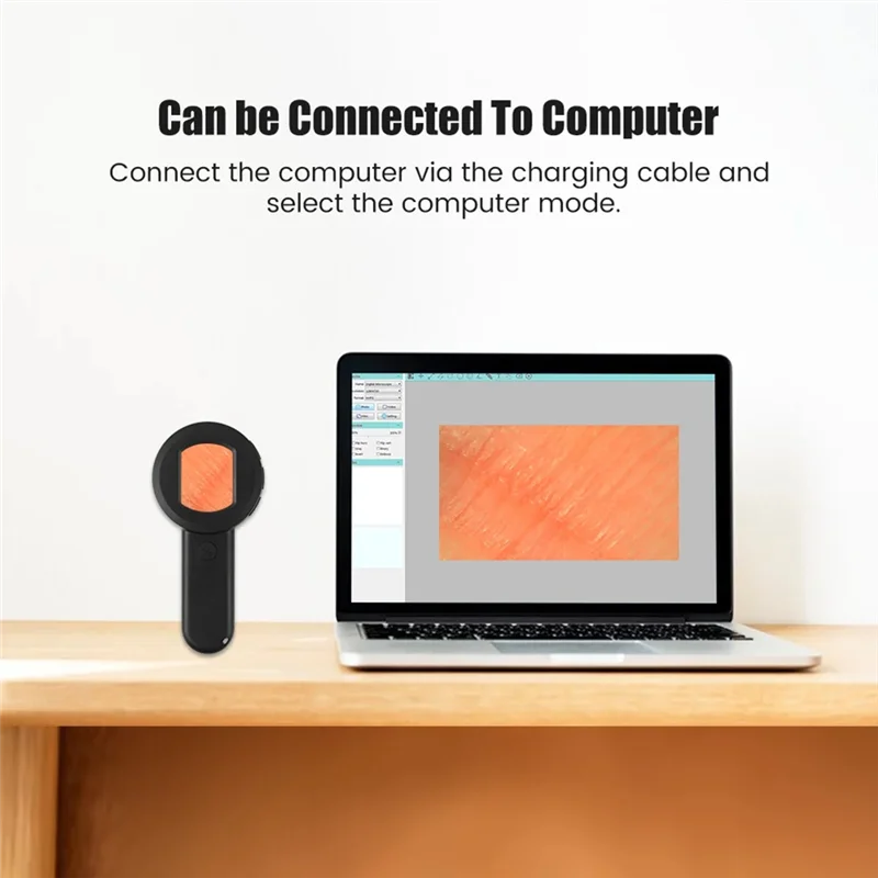 

B34B-микроскоп с цифровым увеличением, портативный Wi-Fi, беспроводной детектор кожи, волос, кожи головы, анализатор, подключение телефона