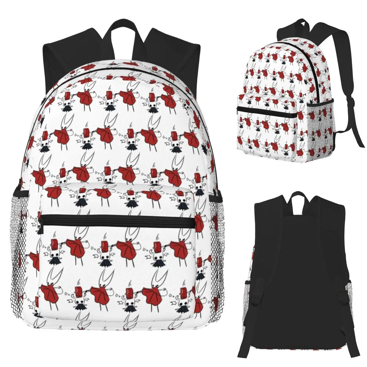 Hollow Knight Student Backpack School Bag Hiking Travel Daypack for Boys Girls Bookbag Shoulder Bags
