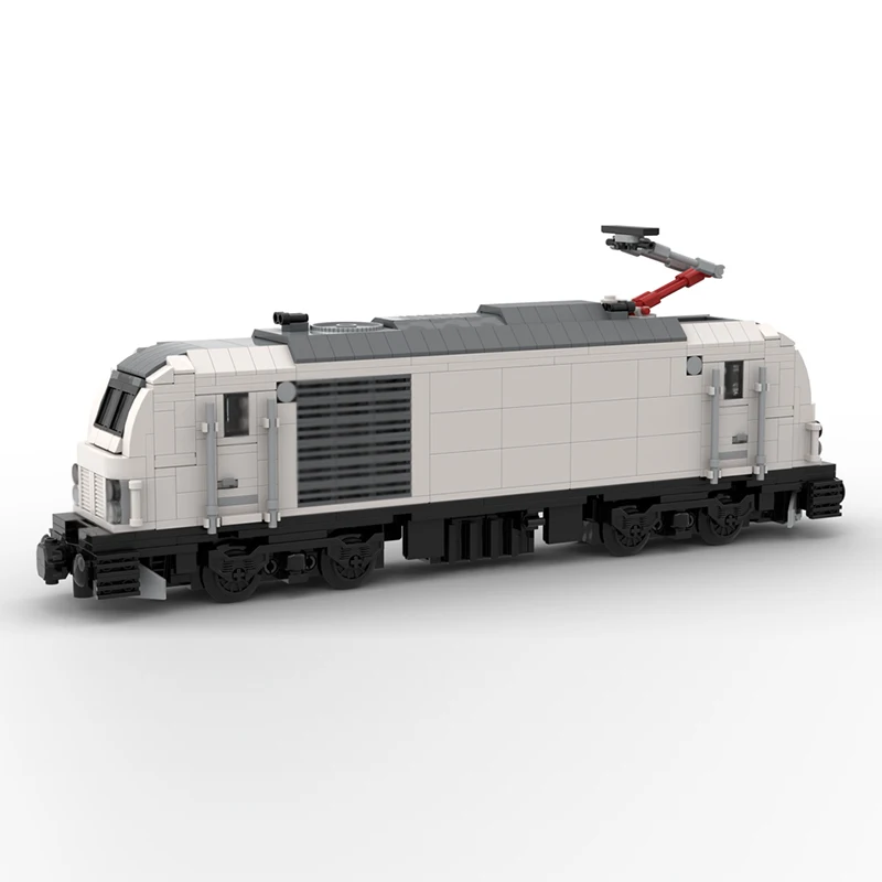 Modelo de coche urbano, ladrillos de construcción MOC, serie 248, locomotora de doble potencia, tecnología Modular, regalos, vacaciones, montar, juguetes para niños, traje