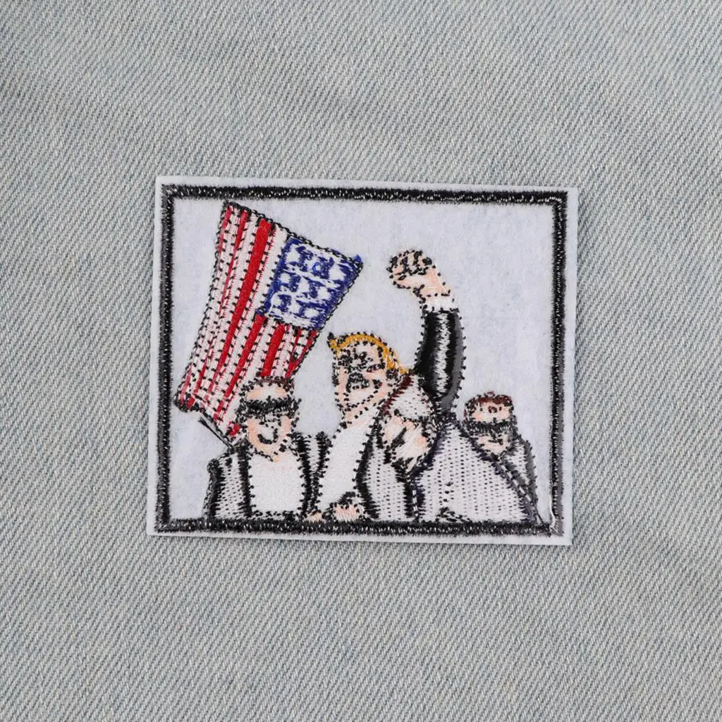 Patch Brodé de Dessin Animé à Repasser sur Vêtements, Sac à Dos, Amusant, pour Vestes, Bricolage, Coudre, Autocollants