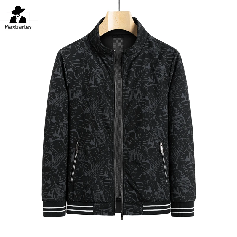 Spring Autumn Camouflage Jackets Men's New Fashion Casual Stand Collar Zipper Windbreaker Coat Male Outdoor Sports Loose Jacket