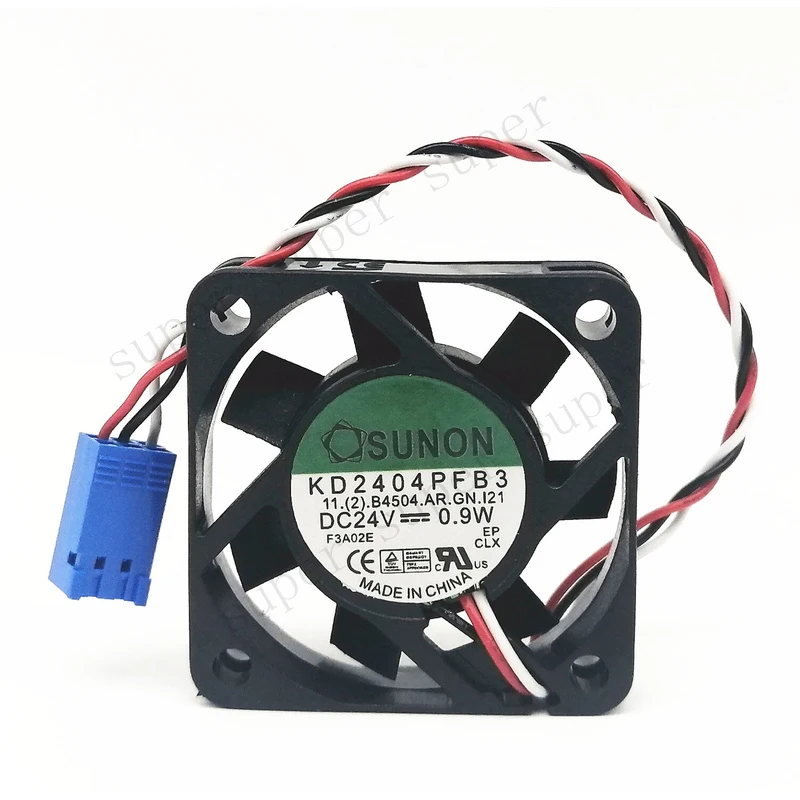 S+    SUNON KD2404PFB3 11.(2).B4504.AR.GN.I21 24V 0.9W 4010 3-line inverter fan