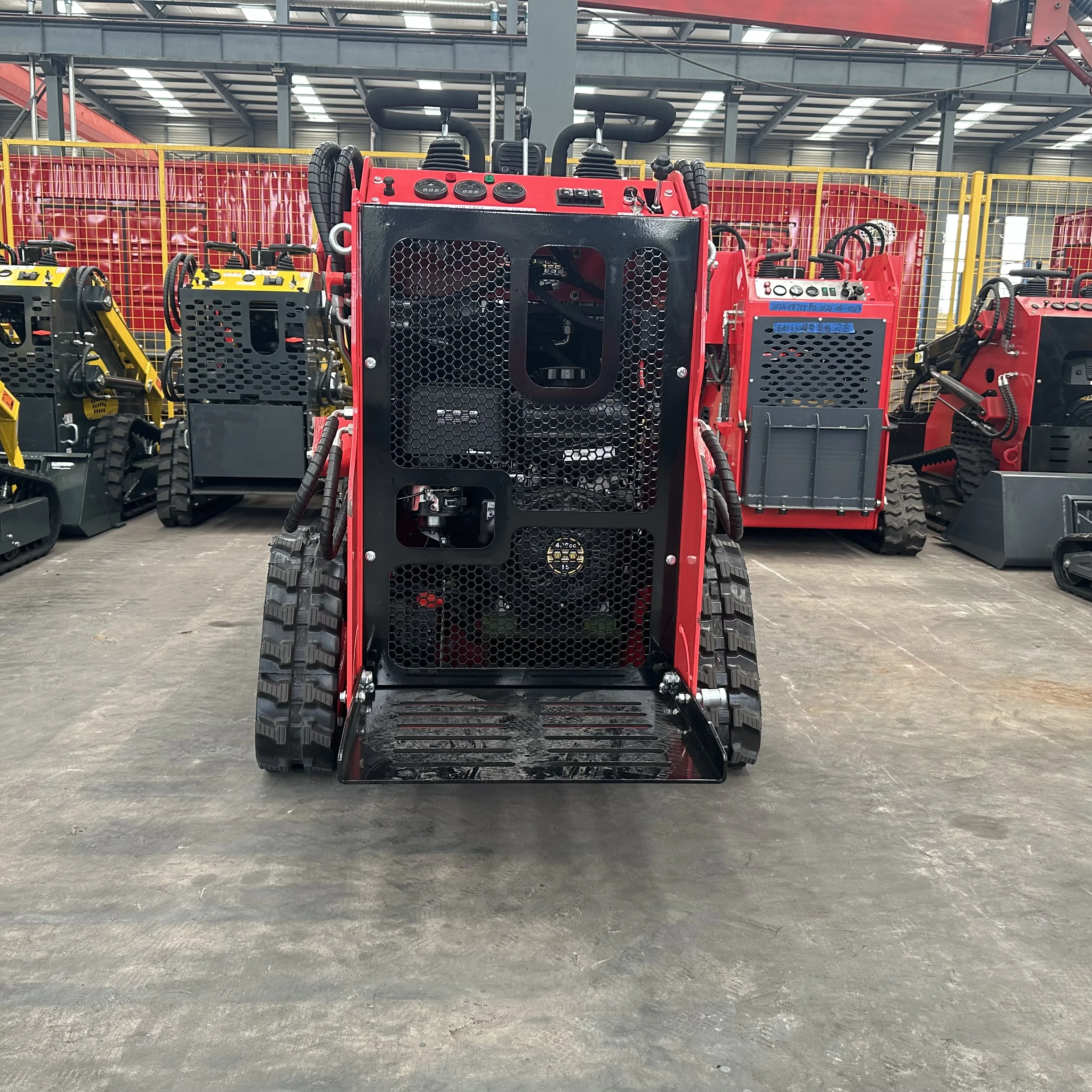 HT360W Track Mini Skid Steer Loader EPA EURO5 Engine Crawler Stand On Compact Track Loader Snow Removal Equipment