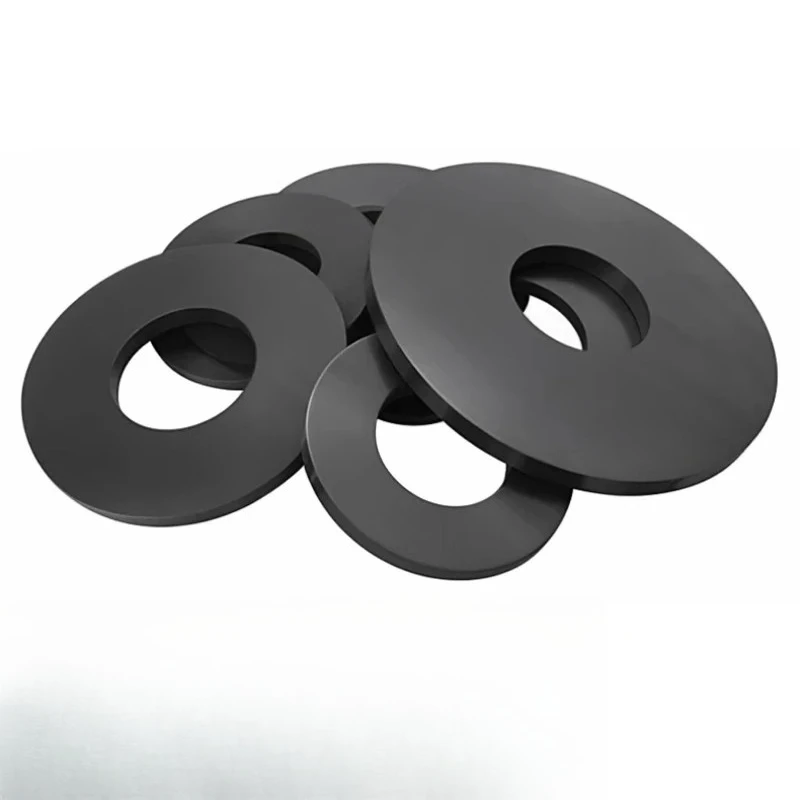 Black Soft Rubber Flat Washer Plane Spacer Insulation Gasket Ring M2 M2.5 M3 M4 M5 M6 M7 M8 M10 M12~M42 Anti Oil Seal Washers