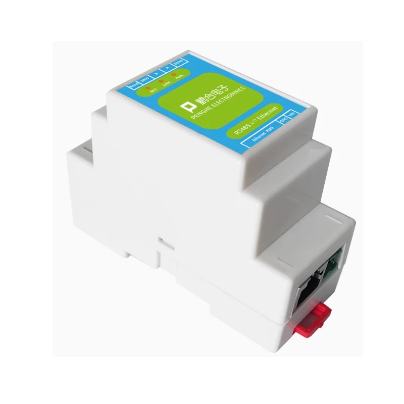RS485 to Ethernet module serial port to network port HTTP communication modbusTCP rail mounted server