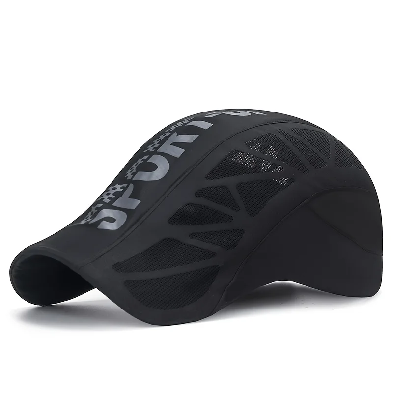 Unisex Breathable Mesh Quick-drying Front Baseball Cap Sweat-suitable for Cycling Camping Running Fitness  Mountain Climbing