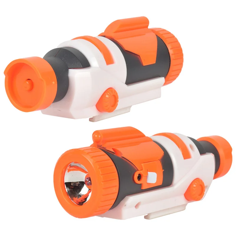 2pcs/set Modified Part Tactical Flashlight for Elite Series With Button Cell For Stryfe Retaliator Rapidstrike Modulus