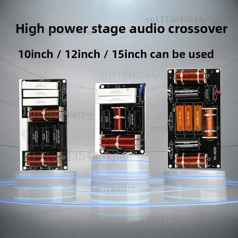 One-piece Crossover, Two-way Audiophile Speaker System, Ideal for Ktv, Stage, and Wedding Events, 1300w Power