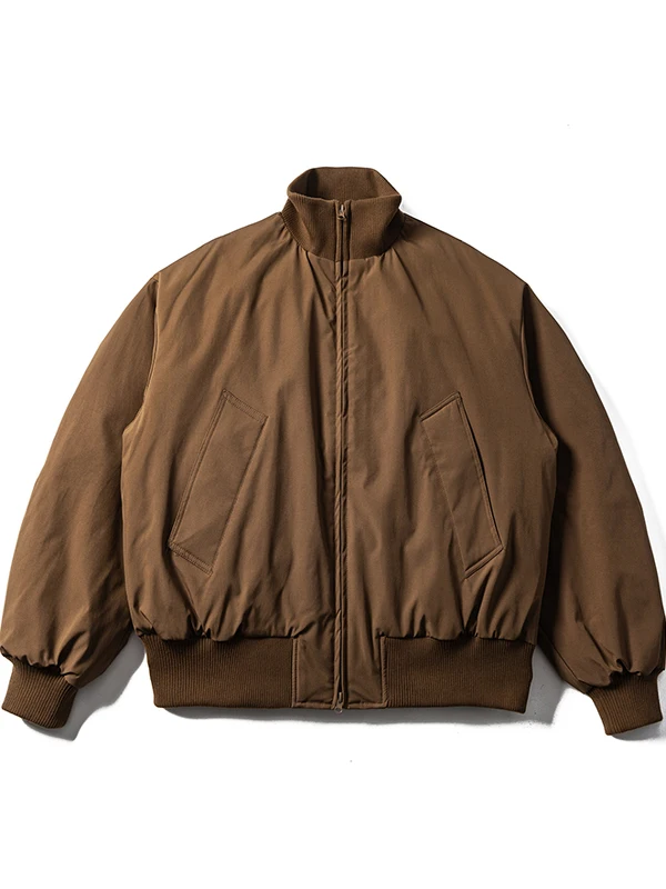 

Pso Mason American Retro Stand Collar Cotton Jaet ex Winter Loose Casual Versatile Warm Cottonwear Long Sve Cleanfit