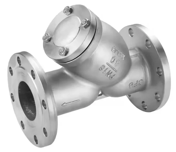 

China Manufacturer DN100 Stainless Steel Y-Type Flange Filter Valves Strainer SS 316 Prominent Y-Type Design