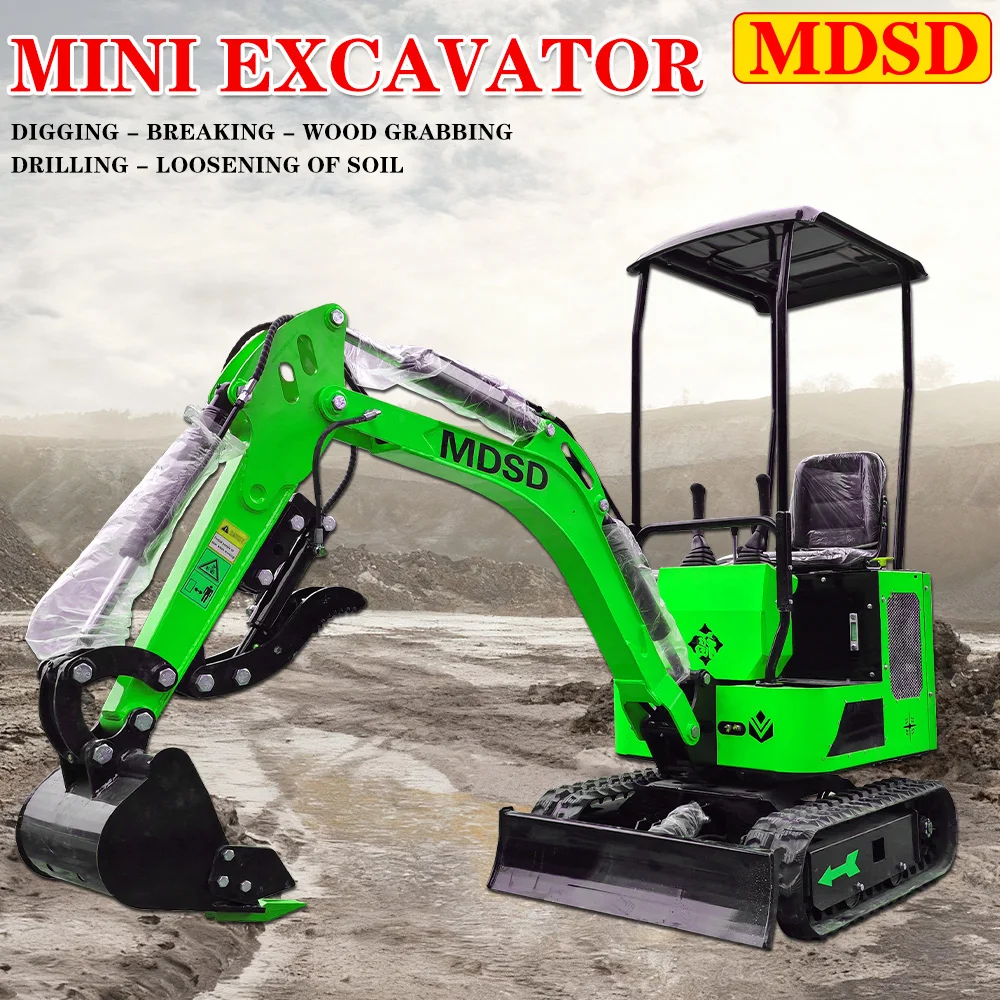 

1.5 Ton Mini Excavator For Kubota Engine Epa Euro5 Small Digger Hydraulic Full Accessories Agricultural Mini Excavator Low Price
