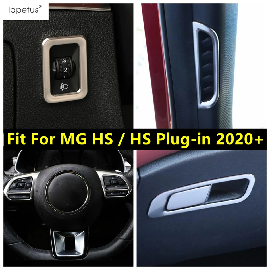 

Head Light Lamp / Glove Box Sequin/ Pillar A Air Vent / Steering Wheel Cover Trim Accessories For MG HS / HS Plug-in 2020 - 2024