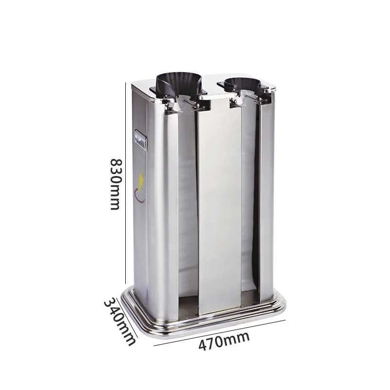 （2026）hotSilver Apricot Modern Automatic Wet Umbrella Bagging Wrapping Machine 200pcs Free Plastic Bags Double Chute Design