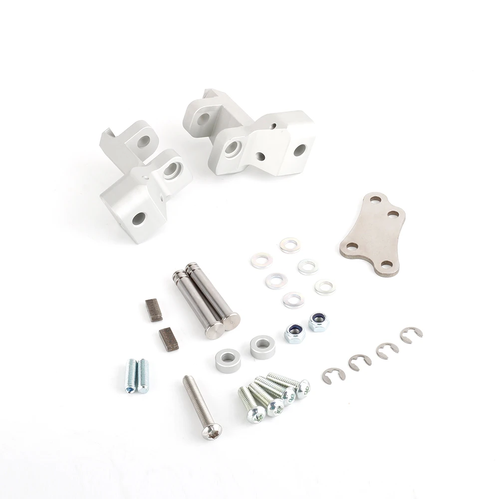 For BMW R 1200RT 2014 2015 2016 2017 2018 R 1250RT 2019 2020 2021 2022 2023 2024 Motorcycle Footpeg Lowering Kit Front Rider Foot Pegs