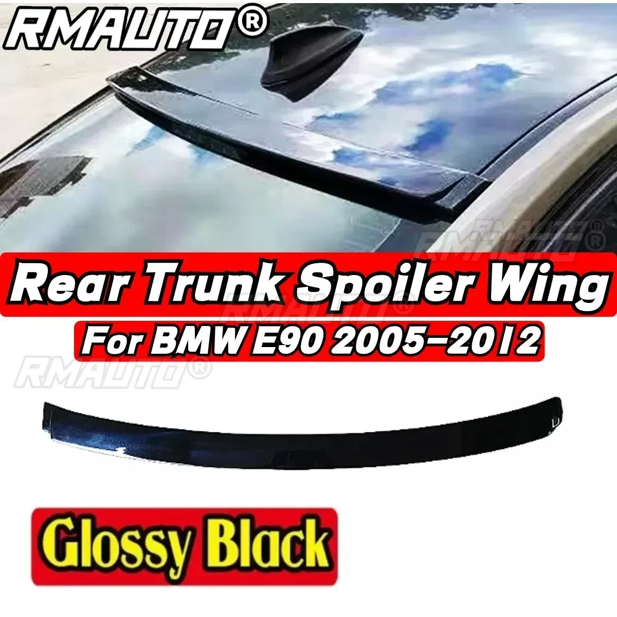 

Автомобильный задний спойлер на крышу, автомобильный задний спойлер, комплект кузова для BMW 3 серии E90 325i 328i 335i 330i M3 2005-2012, автомобильные аксессуары