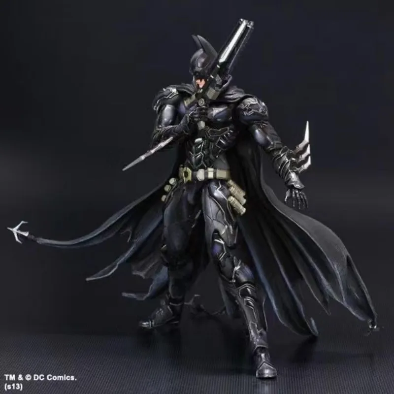 Batman Play Arts Action Figure Toy, Arkham Knight, Bruce Wayne, Azul, Edição limitada, Coleção de enfeites, Presentes de boneca, 27cm