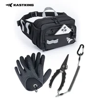 Riñonera KastKing, bolsa de almacenamiento de aparejos impermeable con cinturón ajustable, riñonera de pesca para hombres, Señuelos de Pesca, bolsas para exteriores