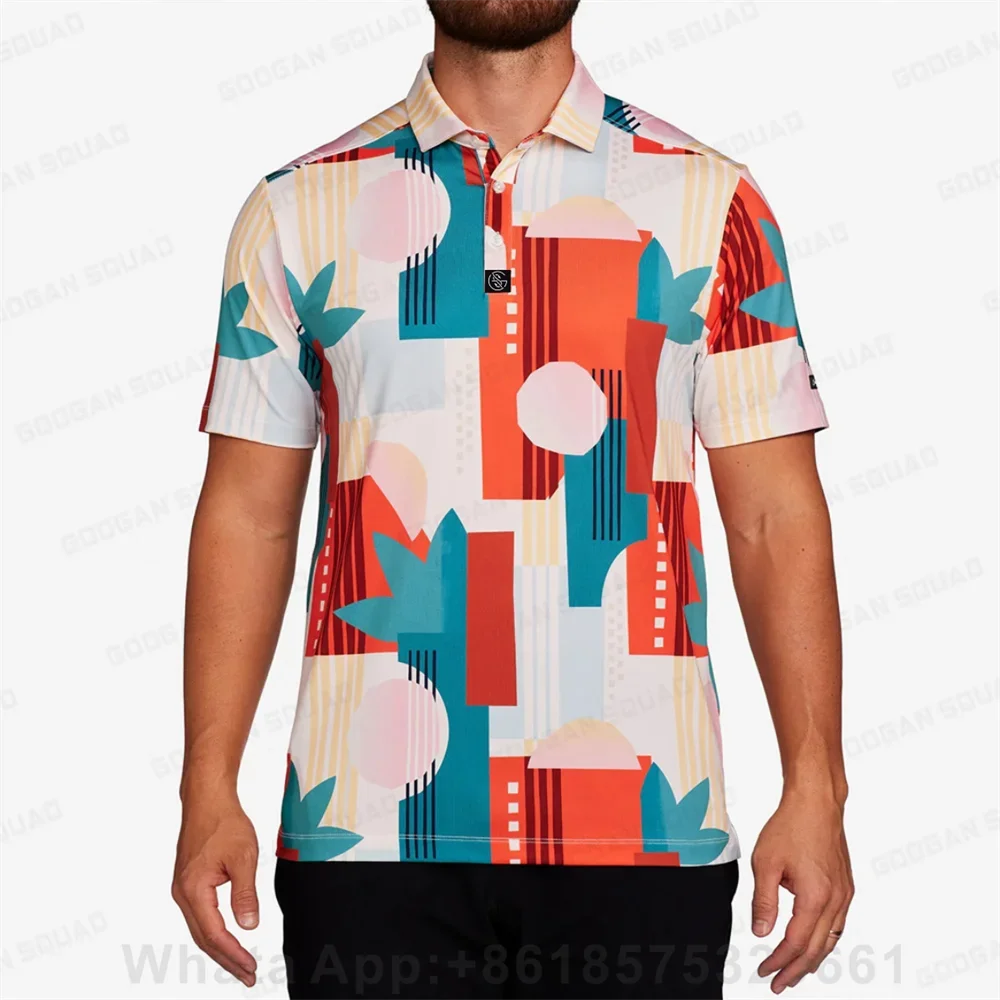 

Men's Polo Shirt Short Sleeve Golf Polo Shirt Polo New Clothing Summer Streetwear Casual Fashion Men Tops