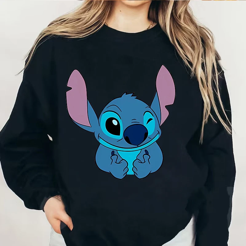 

Long sleeves Women's Regular Fit Sweatshirt School Return Season Print Design Comfortable Streetwear for Teens College Students